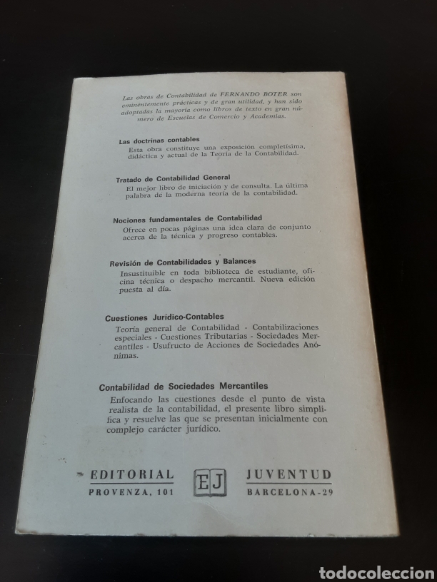Libros de segunda mano de ciencias: Problemas y ejercicios de contabilidad con las soluciones correctas -Fernando Boter- - Foto 3