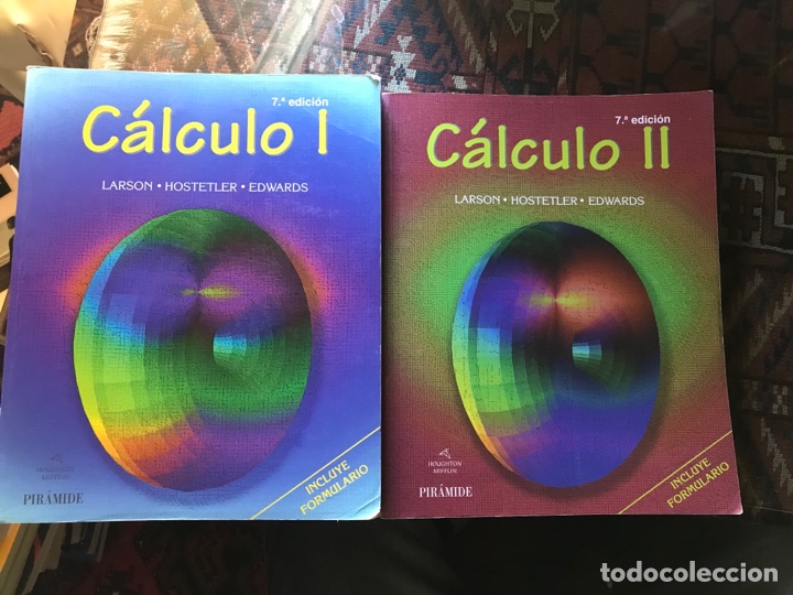 Libros de segunda mano de ciencias: C&aacute;lculo I y II. Larson. Hostetler . Edwards . Pir&aacute;mide - Foto 2