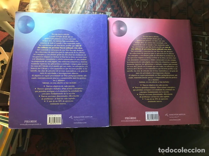 Libros de segunda mano de ciencias: C&aacute;lculo I y II. Larson. Hostetler . Edwards . Pir&aacute;mide - Foto 3