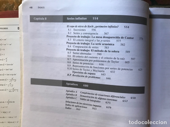Libros de segunda mano de ciencias: C&aacute;lculo I y II. Larson. Hostetler . Edwards . Pir&aacute;mide - Foto 11