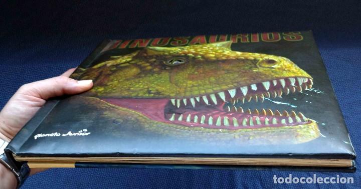 Libros de segunda mano: DINOSAURIOS PLANETA JUNIOR. LIBRO EN POP UP - DESPLEGABLES - Foto 7