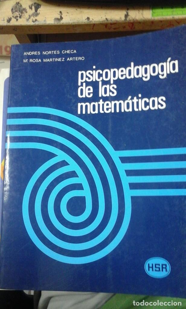 Gebrauchte B&uuml;cher der Wissenschaften: PSICOPEDAGOG&Iacute;A DE LAS MATEM&Aacute;TICAS (Burgos, 1978)
