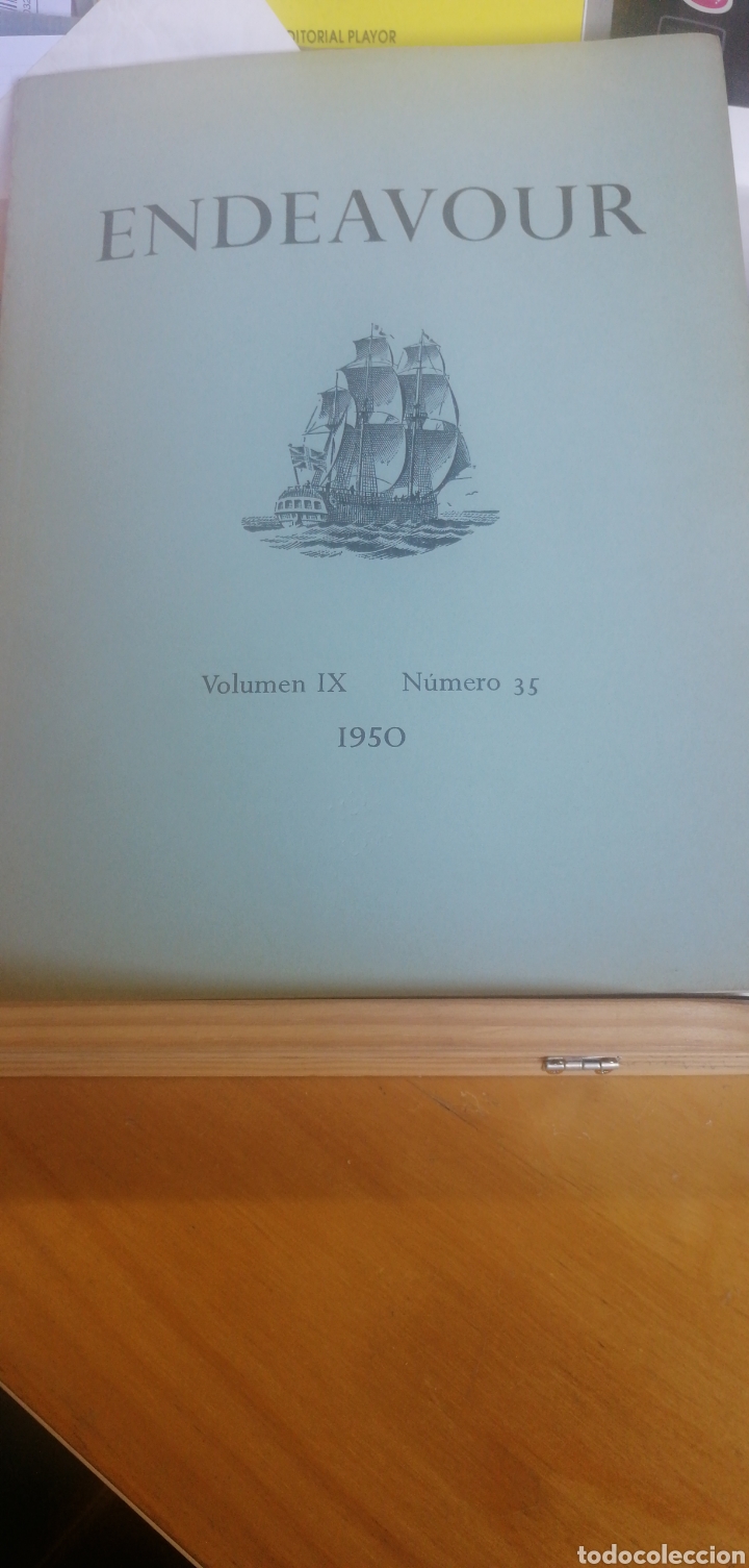 Libros de segunda mano de ciencias: Endeavour..Vol IX Num 35 1950. La particula Elemental. E. Schrodinger. - Foto 1