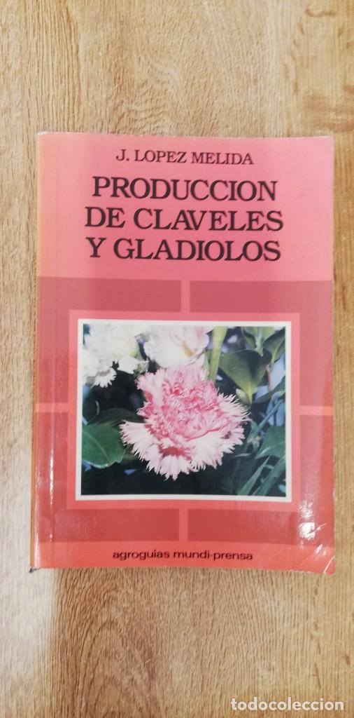 Libri di seconda mano: PRODUCCION DE CLAVELES Y GLADIOLOS. L&Oacute;PEZ MELIDA, J.