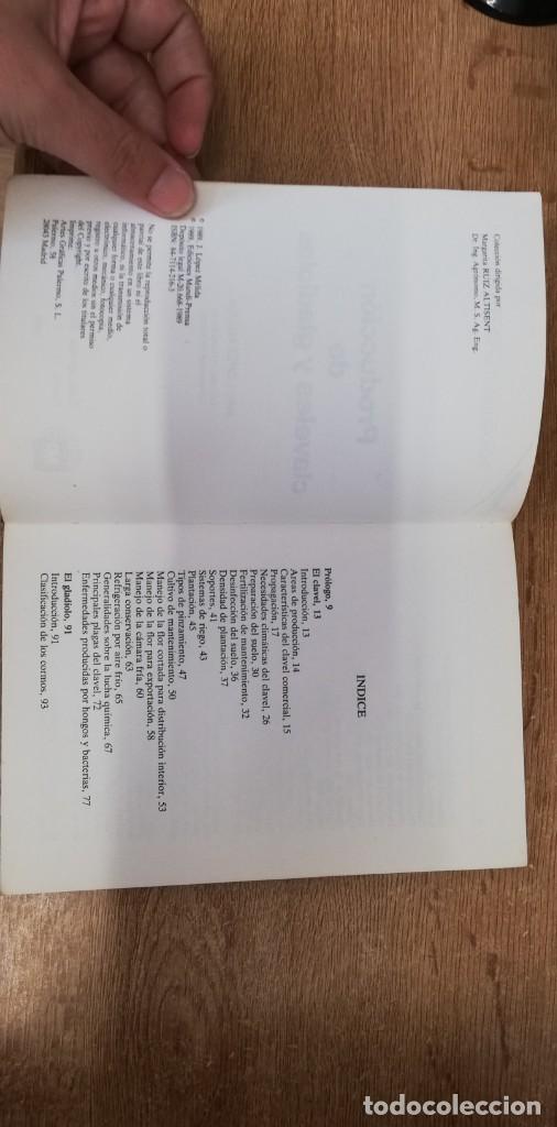 Libros de segunda mano: PRODUCCION DE CLAVELES Y GLADIOLOS. L&Oacute;PEZ MELIDA, J. - Foto 2