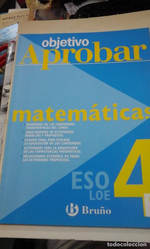 Gebrauchte B&uuml;cher der Wissenschaften: OBJETIVO: APROBAR MATEM&Aacute;TICAS 4&ordm; ESO (Madrid, 2008))