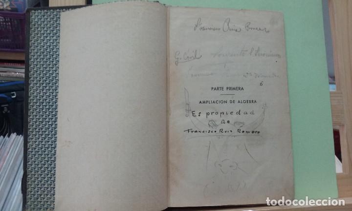 Libros de segunda mano de ciencias: Ampliaci&oacute;n de algebra, parte primera - Foto 2