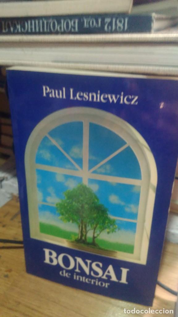 Libros de segunda mano: BONSAI DE INTERIOR, PAUL LESNIEWICZ, ED. OMEGA - Foto 1