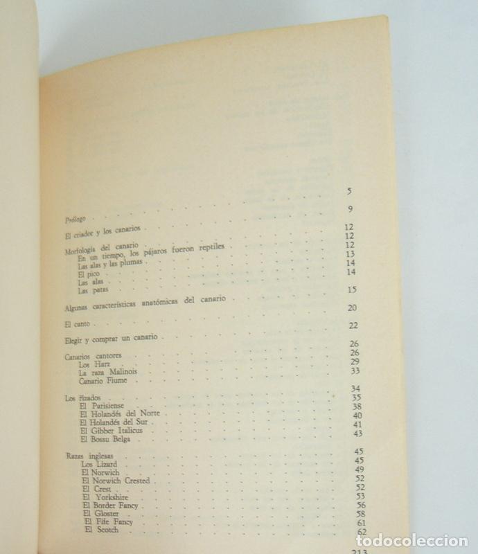 Libros de segunda mano: CRIA MODERNA DE LOS CANARIOS - MANUAL PRACTICO COMPLETO - MARINA ROBERTI - Foto 2