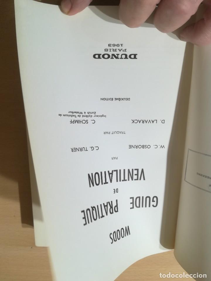 Libros de segunda mano de ciencias: GUIDE PRACTIQUE DE VENTILATION / WOODS, EN FRANCES / DUNOD / AL36 - Foto 5