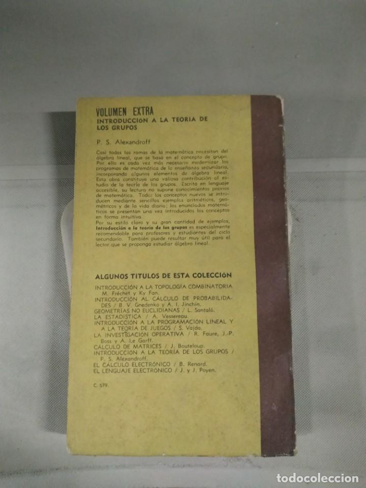 Libros de segunda mano de ciencias: Introducci&oacute;n a la Teor&iacute;a de los Grupos - P.S. Alexandroff - Foto 2