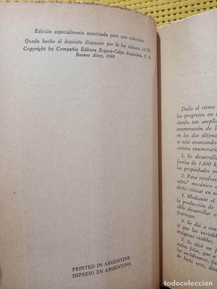 Libros de segunda mano de ciencias: Ignacio Puig - Los recientes progresos en f&iacute;sica - Espasa Calpe Argentina 1948 - Foto 4