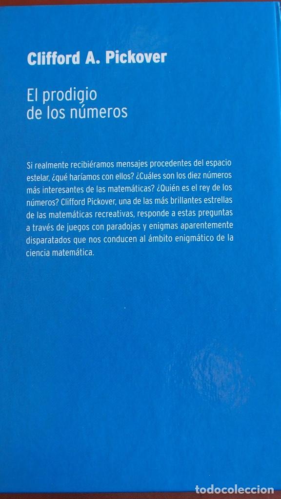 Libros de segunda mano de ciencias: Clifford A. Pickover - El prodigio de los n&uacute;meros 978-84-473-5339-2 - Foto 2