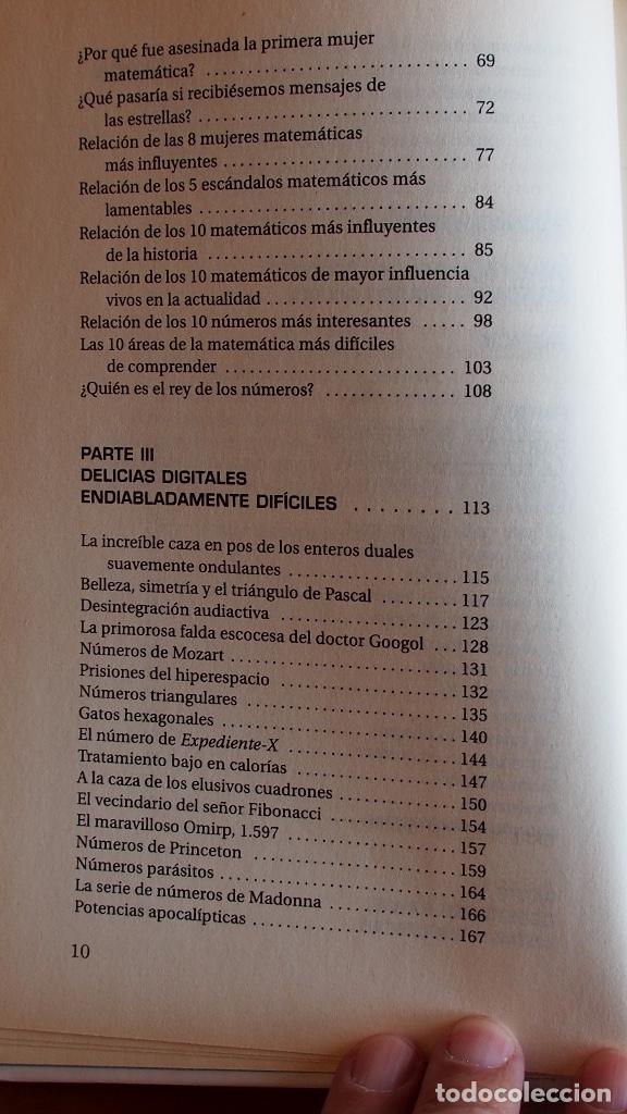 Libros de segunda mano de ciencias: Clifford A. Pickover - El prodigio de los n&uacute;meros 978-84-473-5339-2 - Foto 4