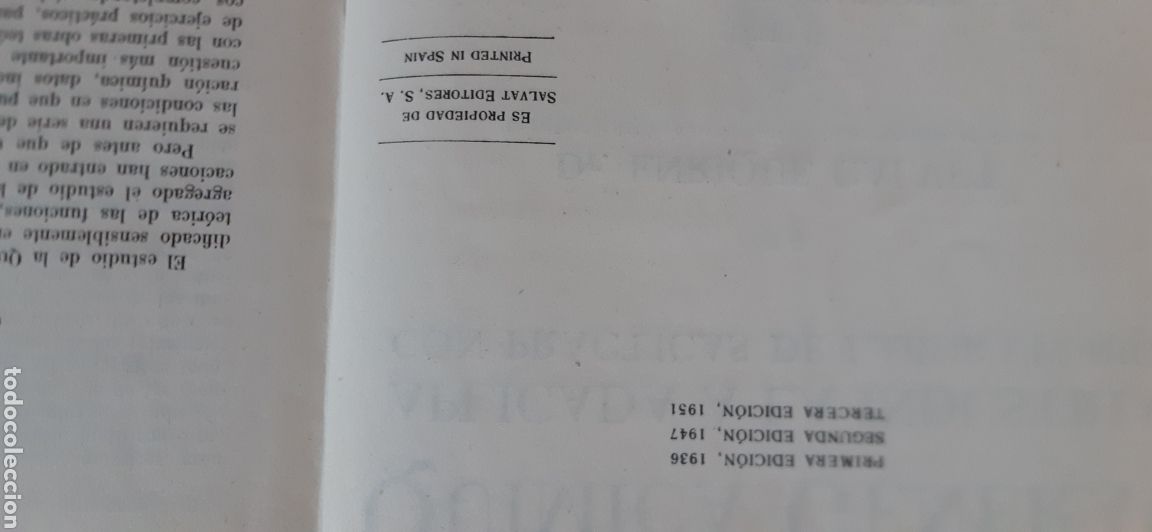 Libros de segunda mano de ciencias: QUIMICA GENERAL APLICADA A LA INDUSTRIA CON PRACTICAS DE LABORATORIO - TOMO IV - - Foto 4