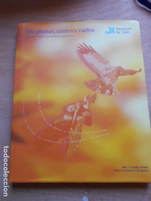 Libros de segunda mano: DE PLUMAS CANTOS Y VUELOS DIPUTACI&Oacute;N DE C&Aacute;DIZ - Foto 1