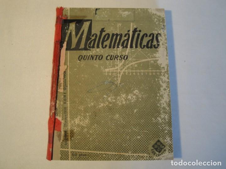 Libros de segunda mano de ciencias: Matem&aacute;ticas. Quinto Curso. Editorial Edelvives. A&ntilde;o 1958. - Foto 1