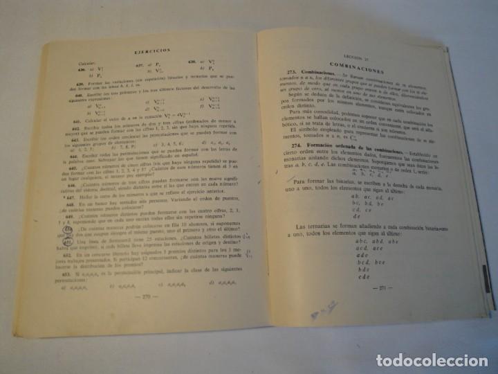 Libros de segunda mano de ciencias: Matem&aacute;ticas. Quinto Curso. Editorial Edelvives. A&ntilde;o 1958. - Foto 5