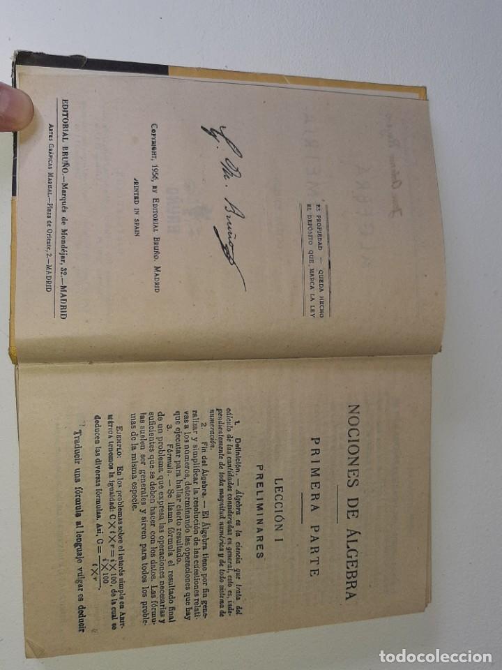Libros de segunda mano de ciencias: ALGEBRA Y TRIGONOMETRIA - MATEMATICAS - EDICIONES BRU&Ntilde;O A&Ntilde;O 1959 - Foto 10