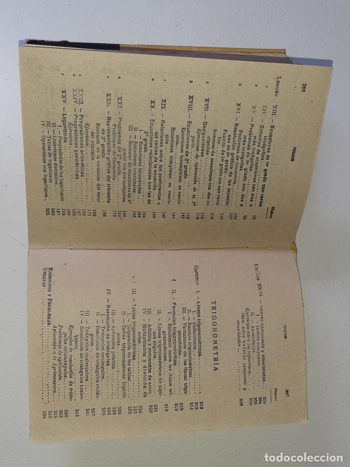 Libros de segunda mano de ciencias: ALGEBRA Y TRIGONOMETRIA - MATEMATICAS - EDICIONES BRU&Ntilde;O A&Ntilde;O 1959 - Foto 13