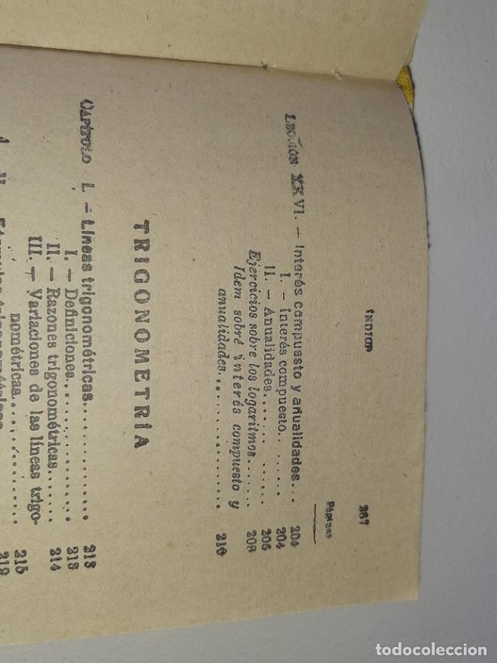 Libros de segunda mano de ciencias: ALGEBRA Y TRIGONOMETRIA - MATEMATICAS - EDICIONES BRU&Ntilde;O A&Ntilde;O 1959 - Foto 14