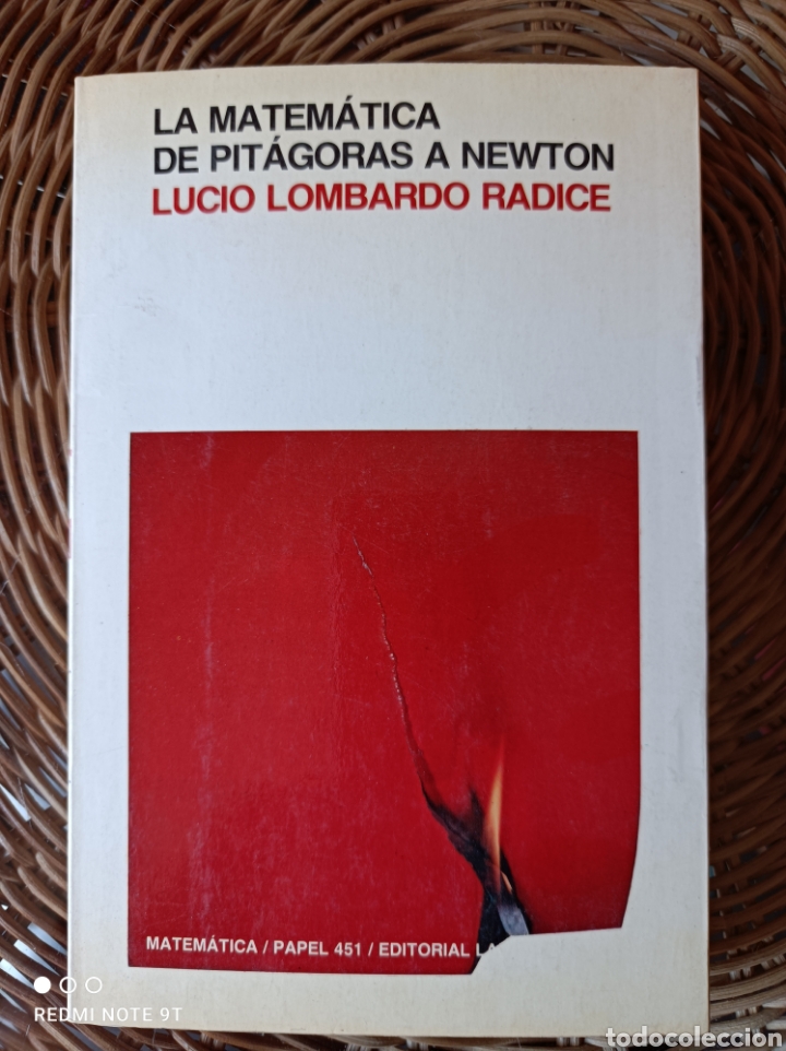 Libros de segunda mano de ciencias: Lucio Lombardo Radice.&rdquo;La Matem&aacute;tica de Pit&aacute;goras a Newton&rdquo;. - Foto 1