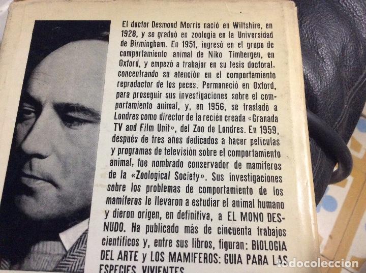 Libros de segunda mano: Desmond morris el mono desnudo septima edicion - Foto 3