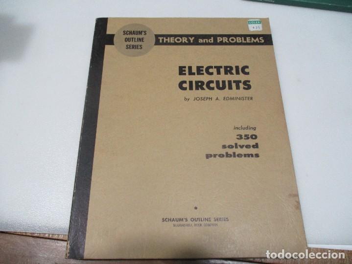 Libros de segunda mano de ciencias: JOSEPH A. EDMINISTER Electric circuits (ingl&eacute;s) W8774 - Foto 1