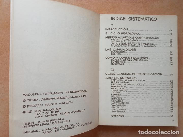 Libros de segunda mano: Los invertebrados de agua dulce- ediciones penthalon 1983 - Foto 3
