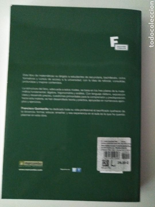 Libros de segunda mano de ciencias: Matem&aacute;ticas fundamentales / Fernando Quintanilla - Foto 5