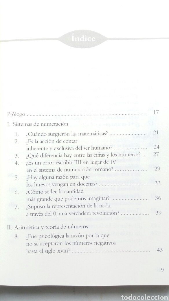 Libros de segunda mano de ciencias: Las matem&aacute;ticas en 100 preguntas. &Aacute;lvaro S&aacute;nchez Gonz&aacute;lez. - Foto 4