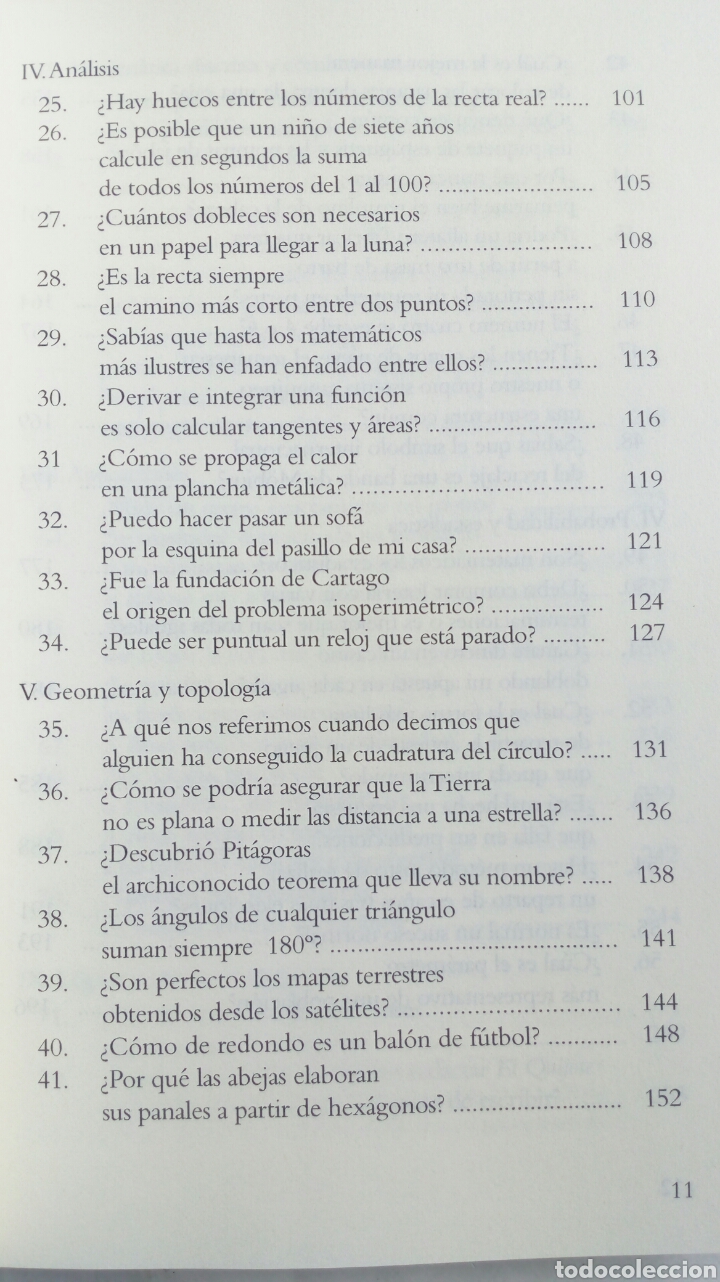 Libros de segunda mano de ciencias: Las matem&aacute;ticas en 100 preguntas. &Aacute;lvaro S&aacute;nchez Gonz&aacute;lez. - Foto 6