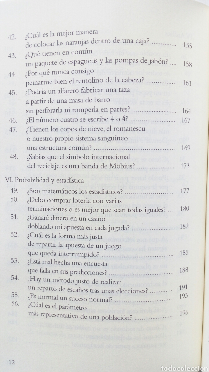 Libros de segunda mano de ciencias: Las matem&aacute;ticas en 100 preguntas. &Aacute;lvaro S&aacute;nchez Gonz&aacute;lez. - Foto 7