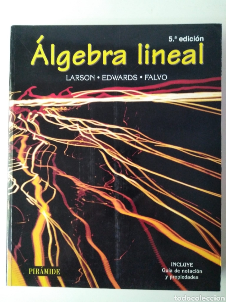 Libros de segunda mano de ciencias: &Aacute;lgebra lineal / Ron Larson, Bruce H. Edwards, David C. Falvo - Foto 1