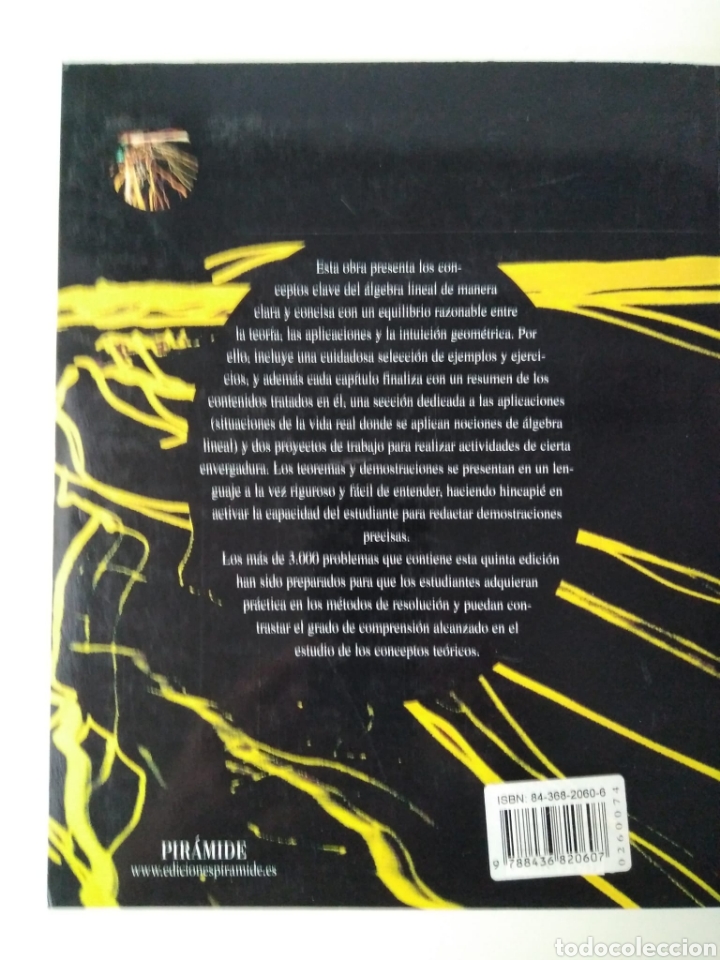 Libros de segunda mano de ciencias: &Aacute;lgebra lineal / Ron Larson, Bruce H. Edwards, David C. Falvo - Foto 6