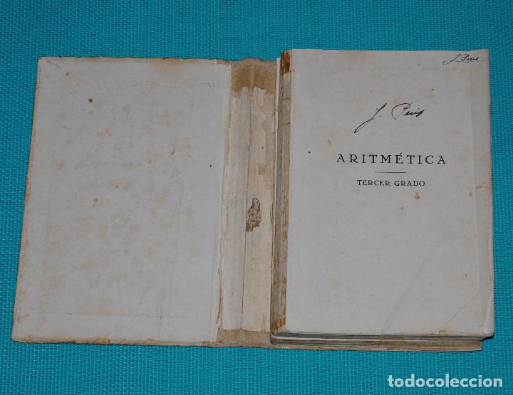 Libros de segunda mano de ciencias: Tratado de aritm&eacute;tica &mdash; Tercer grado &mdash; Novena edici&oacute;n - Foto 3