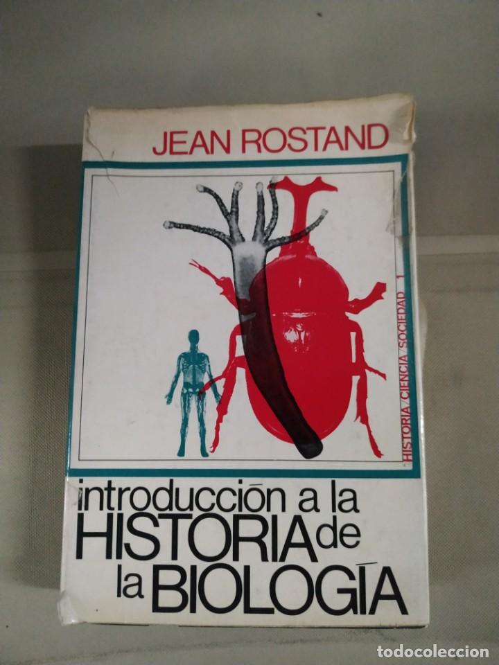 Libros de segunda mano: Introducci&oacute;n a la Historia de la Biolog&iacute;a - Jean Rostand - Foto 1