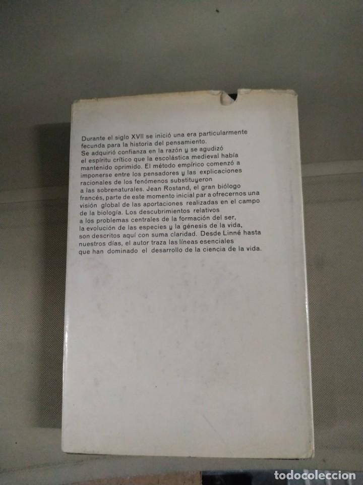 Libros de segunda mano: Introducci&oacute;n a la Historia de la Biolog&iacute;a - Jean Rostand - Foto 2