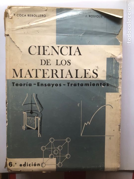 Libri di seconda mano: CIENCIA DE LOS MATERIALES-EDITORIAL COSMOS-COCA REBOLLERO-ROSIQUE JIMENEZ-A&Ntilde;O 1973