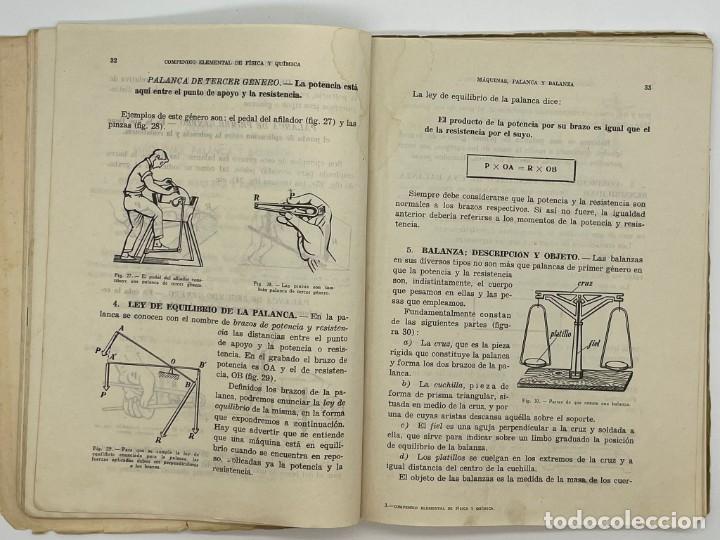Libros de segunda mano de ciencias: COMPENDIO ELEMENTAL DE FISICA Y QUIMICA - Foto 2