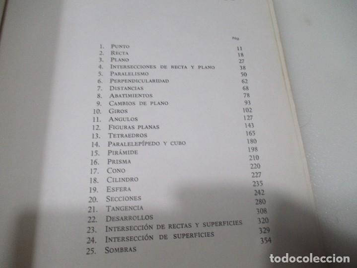 Libros de segunda mano de ciencias: FERNANDO IZQUIERDO ASENSI Ejercicios de Geometr&iacute;a descriptiva W9351 - Foto 1
