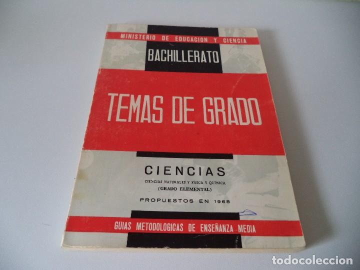 Libros de segunda mano de ciencias: Temas de Grado.Ciencias. - Foto 1