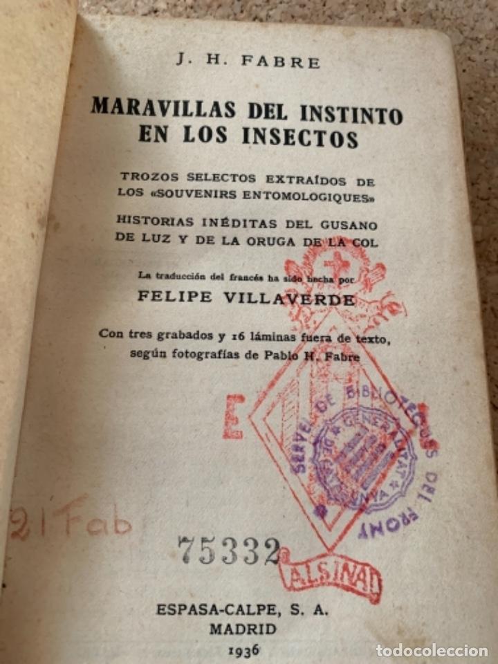 Libros de segunda mano: Maravillas del instinto en los insectos - Foto 6