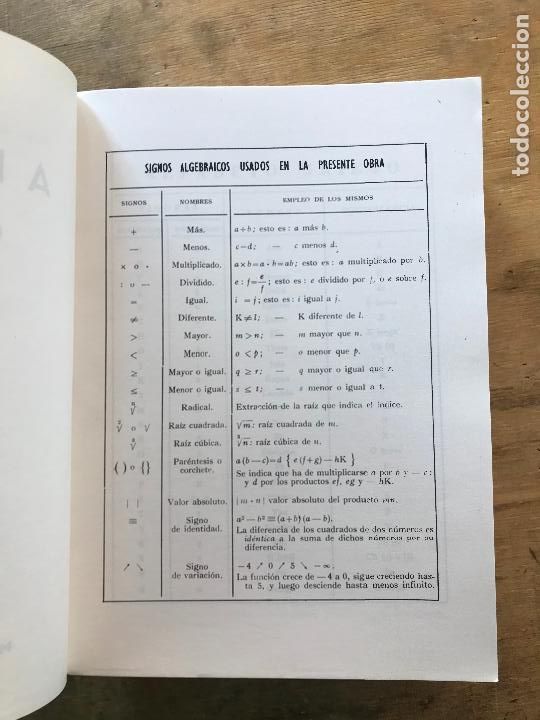 Libros de segunda mano de ciencias: &Aacute;LGEBRA SUPERIOR. CURSO SUPERIOR EDITORIAL BRU&Ntilde;O. - Foto 4
