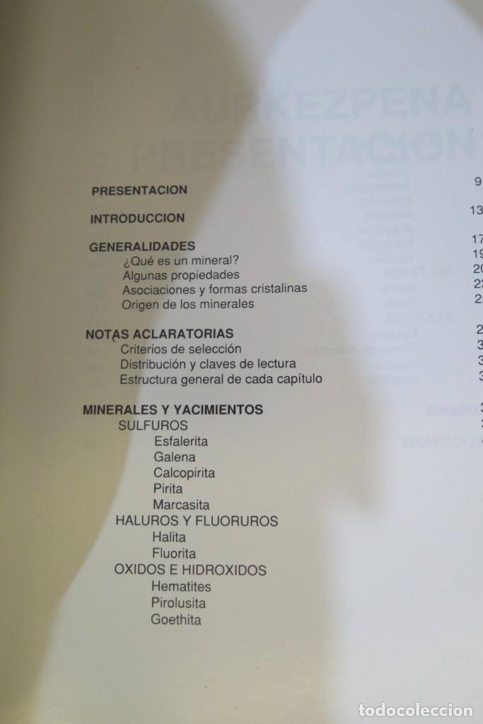Libros de segunda mano: GUIA DE MINERALES DEL PAIS VASCO - Foto 3