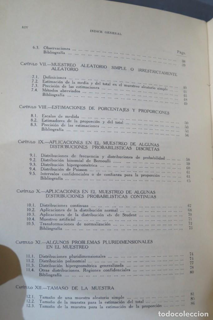 Libros de segunda mano: CURSO DE MUESTREO Y APLICACIONES. POCH - Foto 3