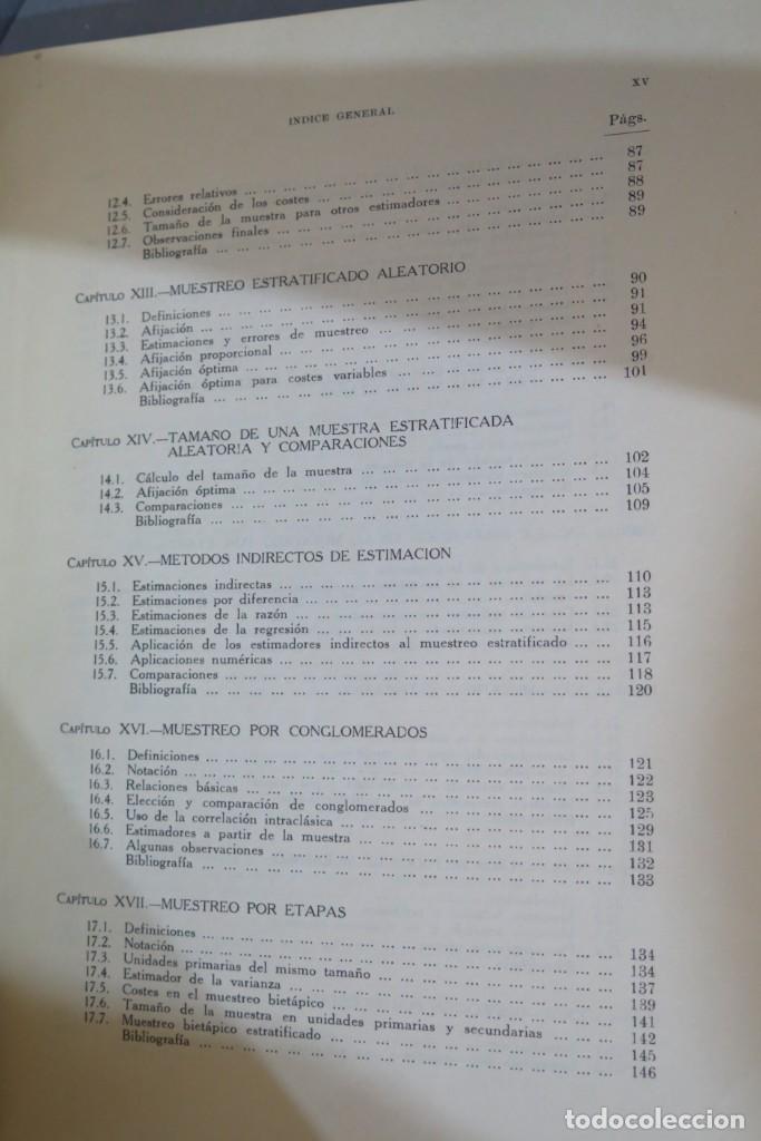 Libros de segunda mano: CURSO DE MUESTREO Y APLICACIONES. POCH - Foto 4