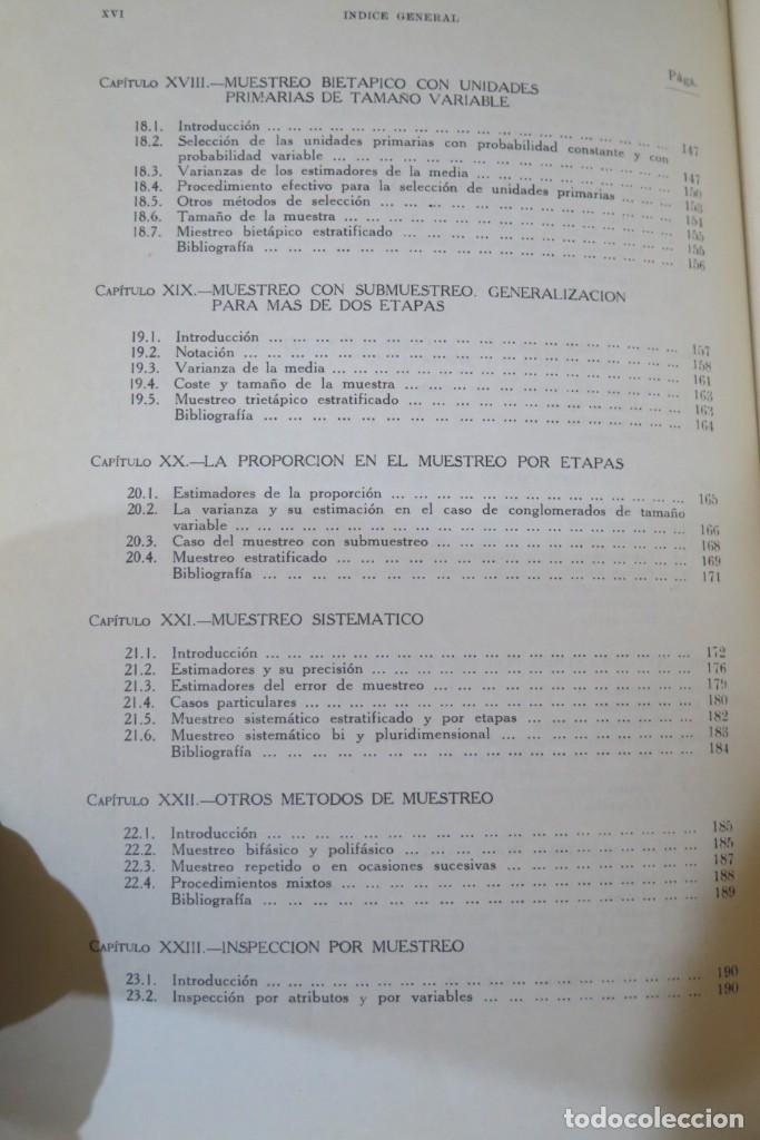 Libros de segunda mano: CURSO DE MUESTREO Y APLICACIONES. POCH - Foto 5