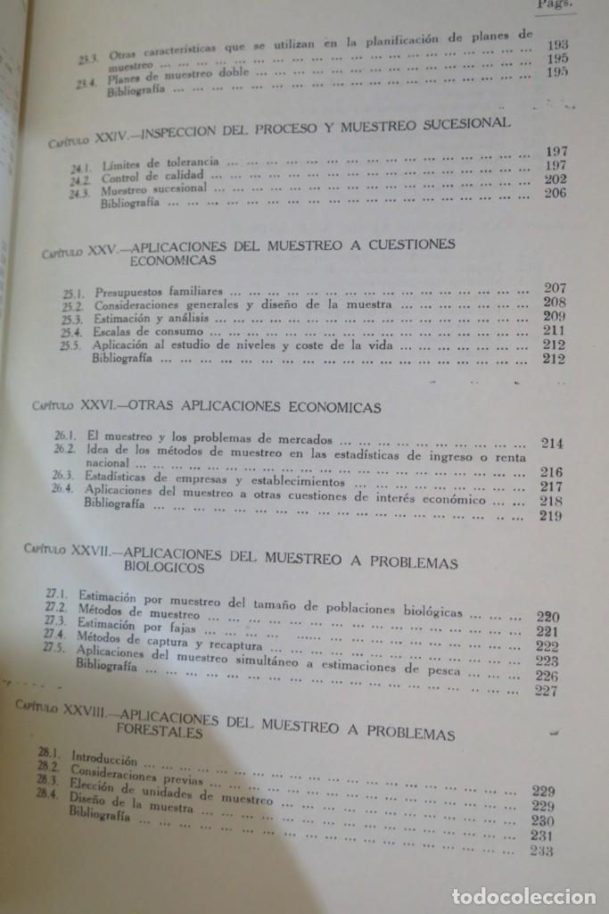 Libros de segunda mano: CURSO DE MUESTREO Y APLICACIONES. POCH - Foto 6