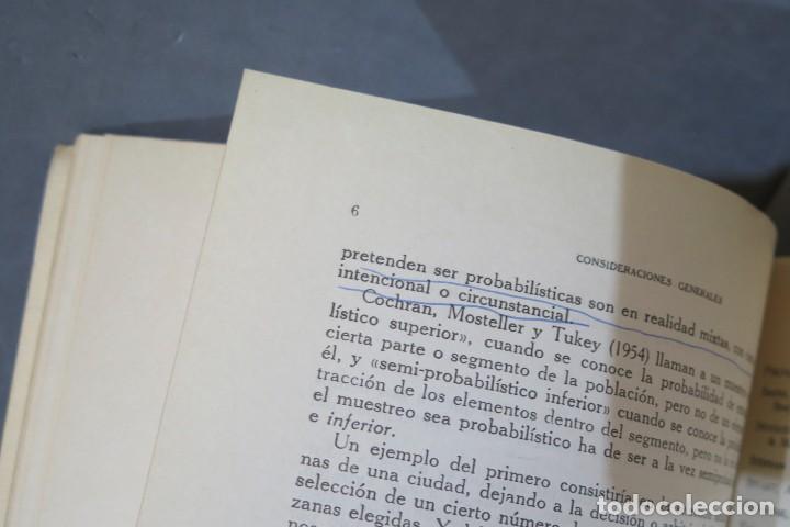 Libros de segunda mano: CURSO DE MUESTREO Y APLICACIONES. POCH - Foto 8